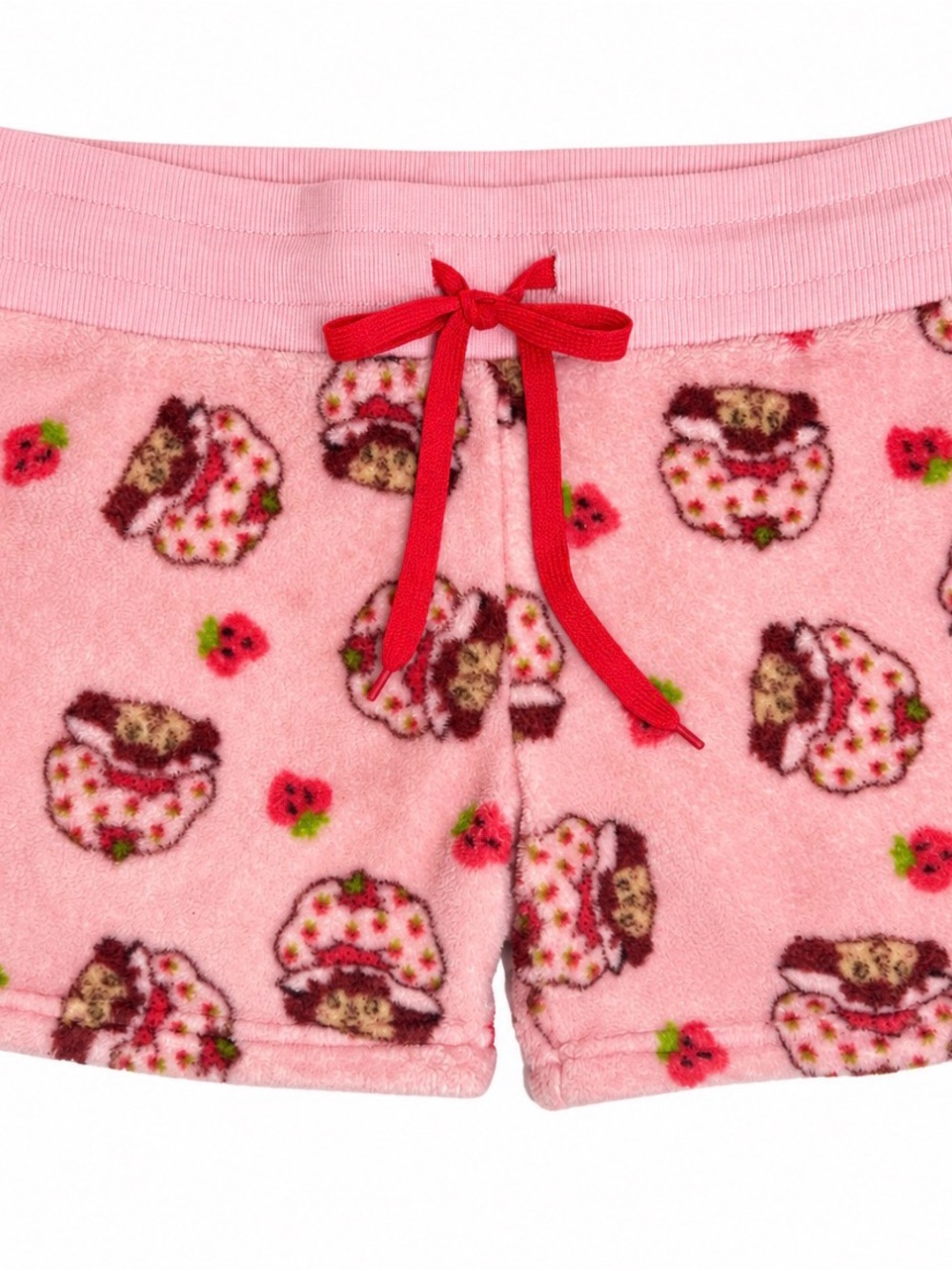 Pink Plush Floral Cupcake Lounge Shorts size M